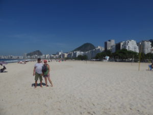 la plage de Copacabana