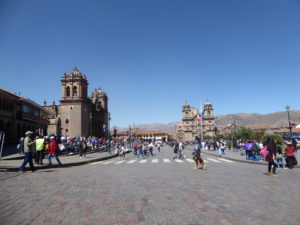 La place des armes à Cusco