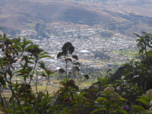 Vue sur la ville de Cajamarca