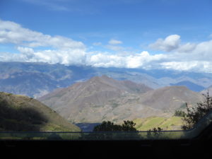 Paysage sur la route de Cajamarca à Balsas