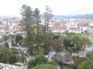 la place Calderón vue du haut de la cathédrale